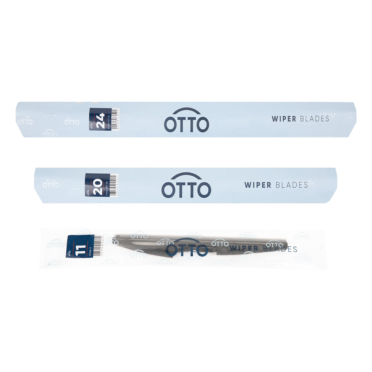 2020 Kia Soul Wiper Blades Size Set 24",20",11" Exact Fit