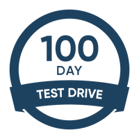 100 Days Test Drive Logo