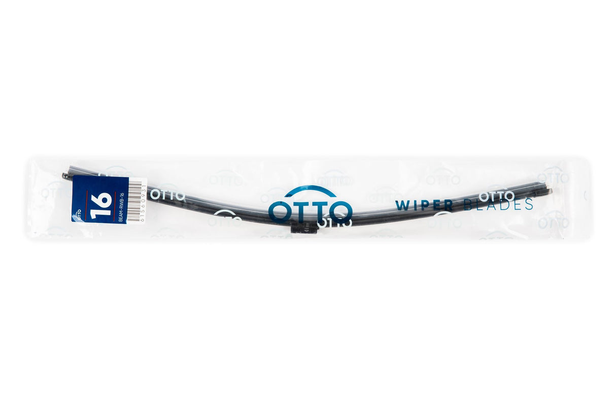 16 Inch Beam Rear Wiper Blade - Exact Fit - Rear Push Button Front